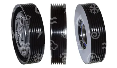 spojka pro kompresor DENSO 7SEU17C, 110mm, 12V, poly V6, 35x52x12mm